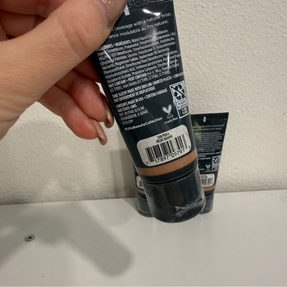 Ulta Beauty Complexion Crush Medium Coverage Foundation Tan Peach Bundle of 3 - Picture 3 of 5
